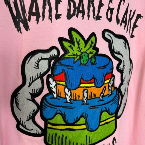 Wedding Cake Men’s Smoke Cake Graphic T-Shirt XL - Picture 6 of 7